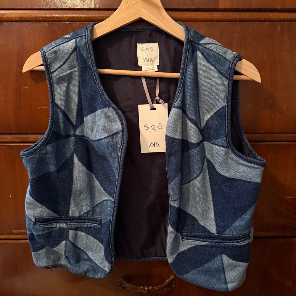 Zara x Sea NY Denim Vest